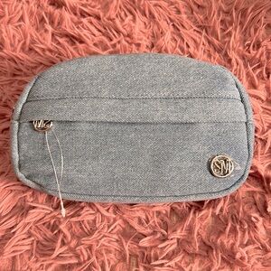 NWT Steve Madden denim belt bag